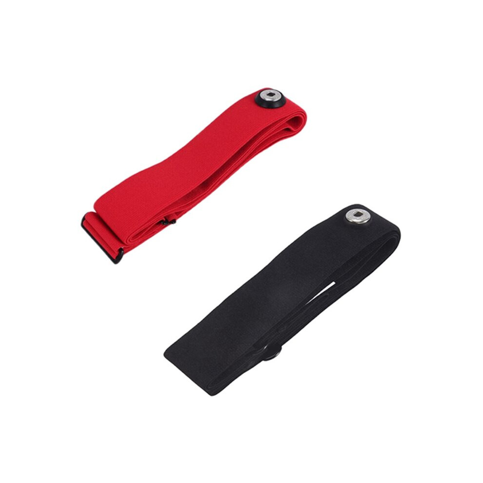 2Pcs Heart Rate Belt Chest Strap for Coospo Polar Wahoo  Mount Heart Rate Sensor Monitor Elastic Soft Strap Band