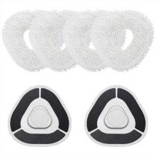 2 Mop Pad Holder and 4 Mop Pad for  Freo X Ultra, Freo, Freo Pro, Freo Z Ultra, Freo Z10,Z10 Ultra Vacuum Cleaner