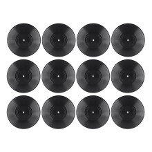 12er-Packung 7-Zoll-Rohling-Schallplatten, Deko-Imitationen im Retro-Stil für Rock'N'Roll-Partys, Heimstudio-Wanddekoration