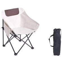 Oversized Chair with Side Pocket, Portable Foldable Oxford Cloth Chair for Beach, Picnic, Fishing B