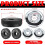 4 Pcs 5/8-11 Angle Grinder Flange Nuts No Wrench Required Quick Release Locking Kit Silver D-Ring Knurled Arbor Nut 6