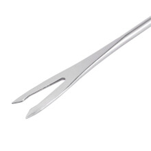 2X Color Coding Chocolate Fountain Cheese Fondue Forks with Oak Wood Handle Heat Resistant, Skewers Roasting Sticks