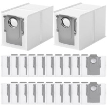 22 Pack Vacuum Dust Bags for QV 35A/Qrevo S5V/Saros 10/10R/Q Revo/Qrevo S/Qrevo Pro/Qrevo MaxV Vacuum Parts