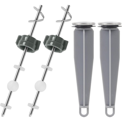 Bathroom Sink - Stoppers with Brushed Finish, Fits Most - Drains, 2+2 Pack Replacement Kit