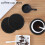 18x Leather Drink Coasters Round Cup Mat Pad for Home and Kitchen Use Black 3
