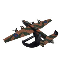 Diecast Model Airplane 1/144 Scale Halifax MK III UK 1944 Military Aircraft Durable Display Collectible Toy