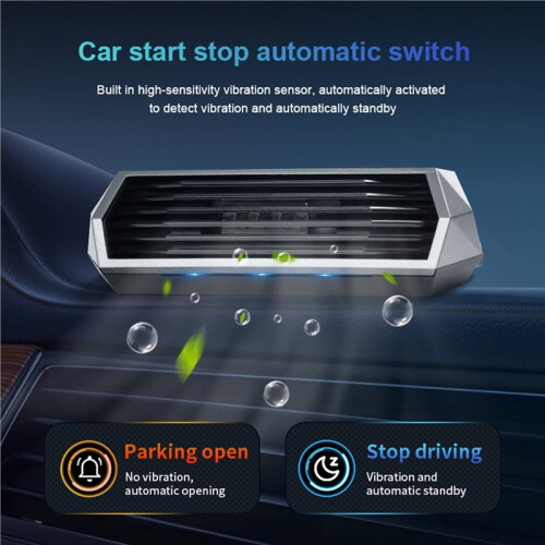 Solar Purifier, Automatic Operation,Air Purifier with Vibration Sensor,Can Significantly Improve the Air Inside the Car 2