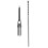 Square Hole Mortiser Drill Bit 8mm Alloy Steel Adjustable Power Tool 2