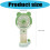 Multipurpose USB Handheld Fan Portable Colorful Lamp-Green 4