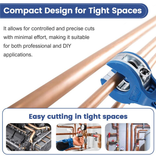 High Efficiency Ratchet Pipe Cutter Aluminum Pipe Thin Wall Pipe Cutter Bearing Type Universal Pipe Cutter 2