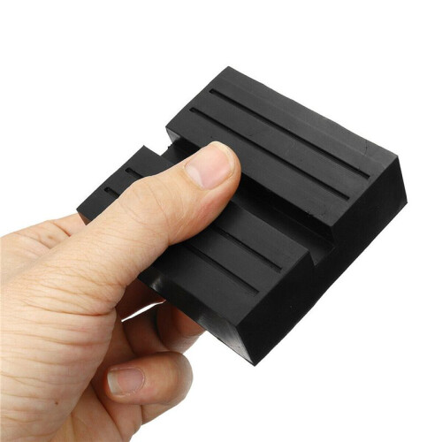 8Pcs Universal Car Slotted Lift Trolley Jack Disk Block Rubber Pad Guard Adapter 2