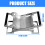 Stainless Steel Kitchen Meat Tenderizer Efficient Fiber-1pcs 6