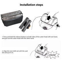 51B Electric Shaver Replacement Foil  with Cutter for  5 Series 510 550 570cc 590cc 590cc 8581 8583 8585
