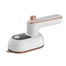 Steam Iron Handheld Wet and Dry Double Hot Steam Generator Portable Garment Steamer Home Travelling US Plug White