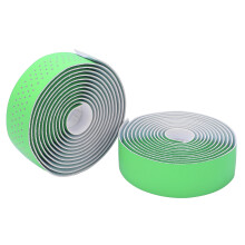 Green Bicycle Handlebar Tape Anti Slip PU + EVA Wrap with End Plugs