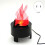 2X LED Fire Flame Effect Light Artificial Electric Flicker Campfire Lamp Party Decor Supplies US Plug 5
