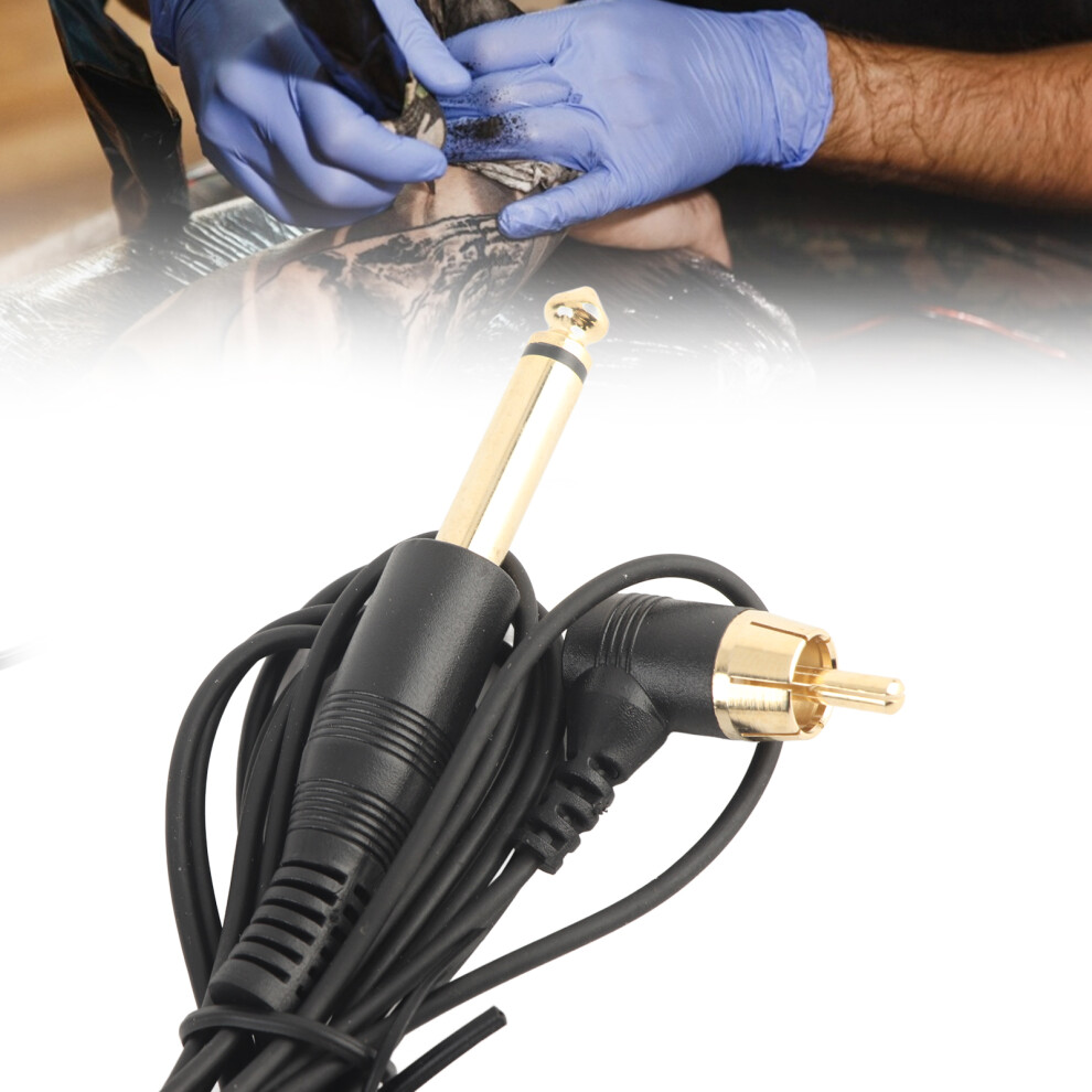 Ultra Fine 2m RCA Connect Clip Cord for Tattoo Machine & Power Supply
