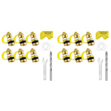 Fuel Gas Can Vent Caps, 12 Pack Upgrade Fuel Gas Can Vent Kit,Used for All for Gas Can Fuel Tank Water Jug Enhances Flow
