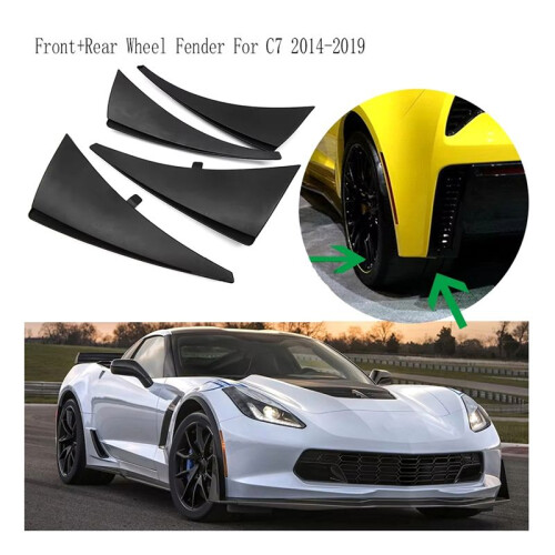 Garde-Boue Avant et Arrière pour  Corvette C7 2014-2019 1