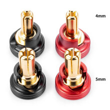 4,0 mm Metallstecker, Bananenstecker, RC-Car-Lippenbatterieanschluss mit Metallkühlkörper für RC-Modellautos