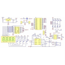 Kit DIY RDA5807M Radio FM 87-180 MHz con Display Digitale A Tubo e Microcontrollore STC15 per Progetti di Saldatura Elettronica
