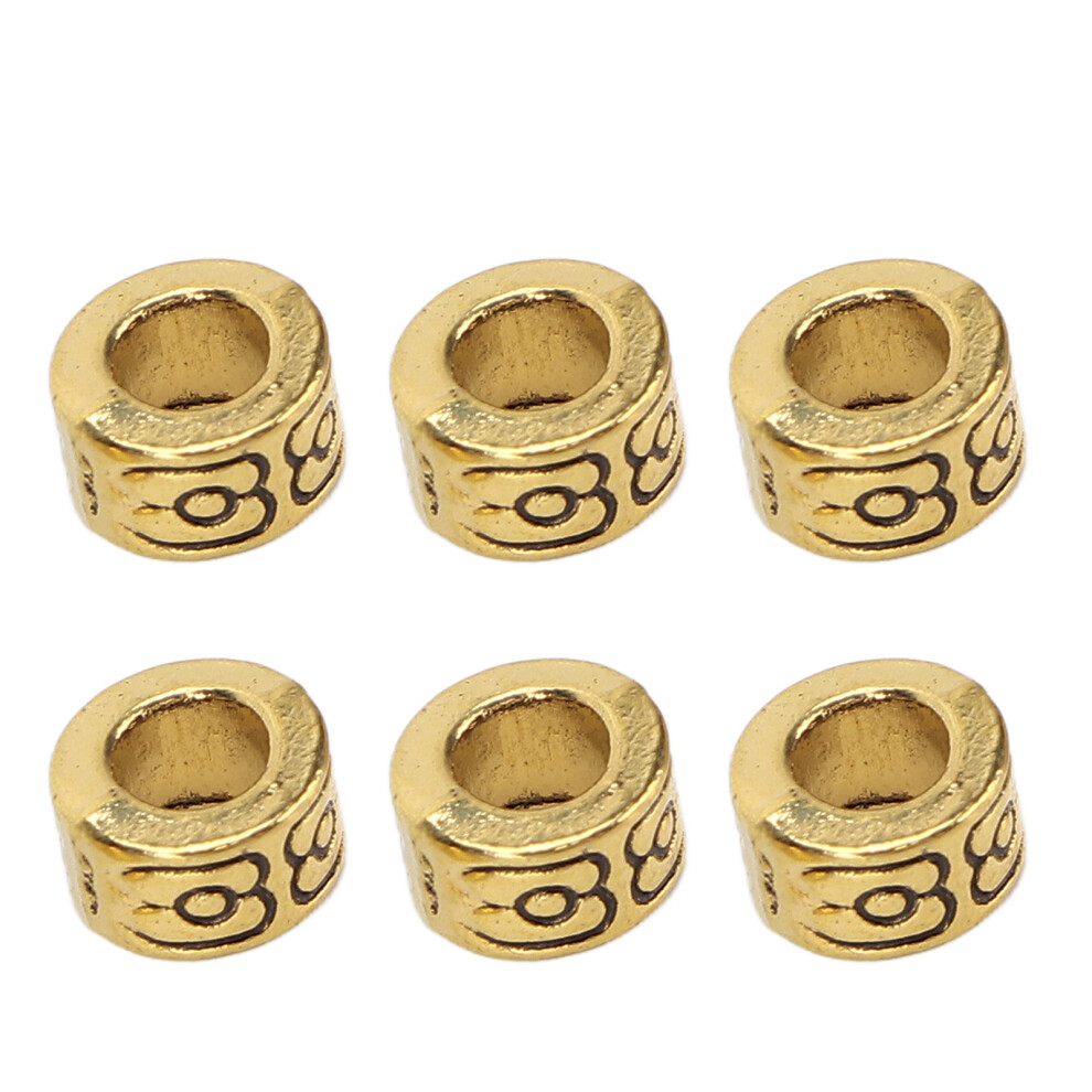 30pcs Alloy Beard Hair Beads Jewelry Accessories for Braiding & Dreadlocks