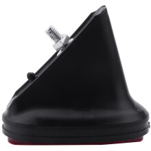 2 pcs Bicycle Rear Tail Reflector Mudguard Oval Warnning Red black