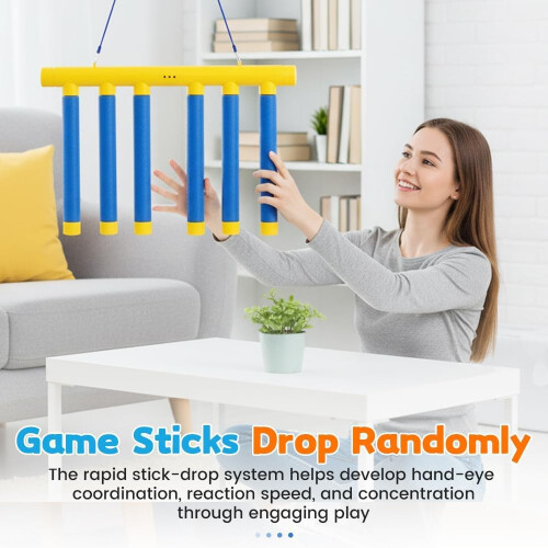 Reflex Training Game with Three Speed Modes, USB Powered Hand Eye Coordination Toy for Home, Office 2