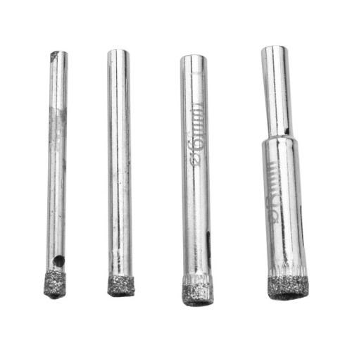 36Pcs Diamond Drill Bits Glass Tile Hole Saw Bits Set, Hollow Core Drill Bits, Extractor Remover Hole Saws for Glass 1