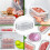 Lunch Meat Container for Refrigerator, 3 Layers Meat Container, Stackable Cold Cuts Storage Containers with Lid 5