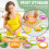 4pcs Silicone Fruit Storage Containers, Reusable Fresh Food Savers Fruit and Vegetable Storage Box 3