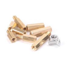600X Brass M2 Hex Column Standoff Support Spacer Screw Nut Assortment Kit