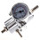 2X Universal Car Adjustable Fuel Pressure Regulator with Gauge Silver 2