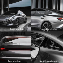2X Windshield Night Runner Car LED Light Window Stickers for JDM Glow Panel Decoration Accessories