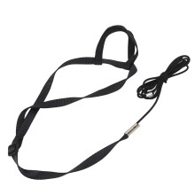 Parrot Bird Harness Ultra Light Weight Leash for Flying & Outdoor Play Black M