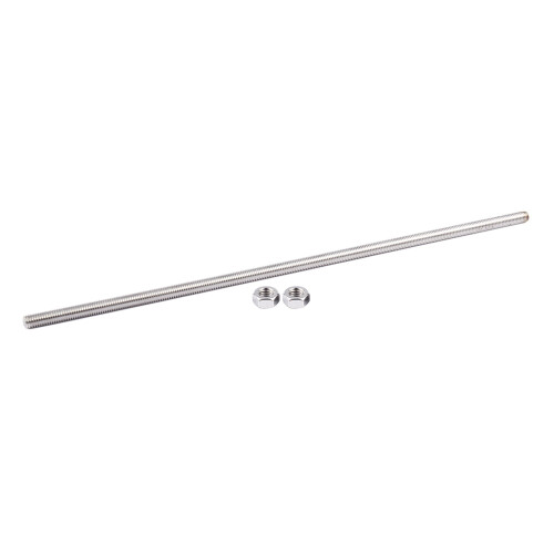 2X 320mm x M8 Acier inoxydable Tige filetee d'Argent 1
