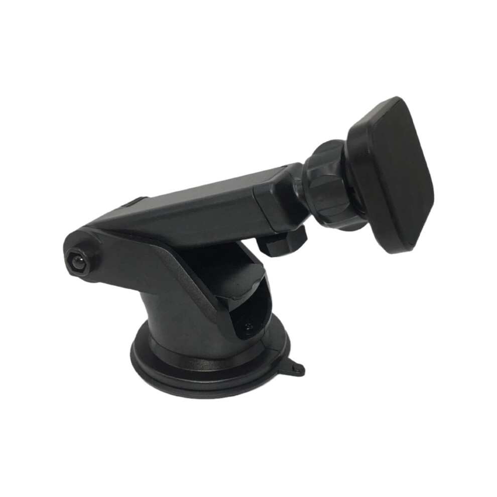 Magnetic Car Phone Mount With Adjustable Gooseneck Arm And Reusable Suction For Windshield Or Dashboard 9330225960522