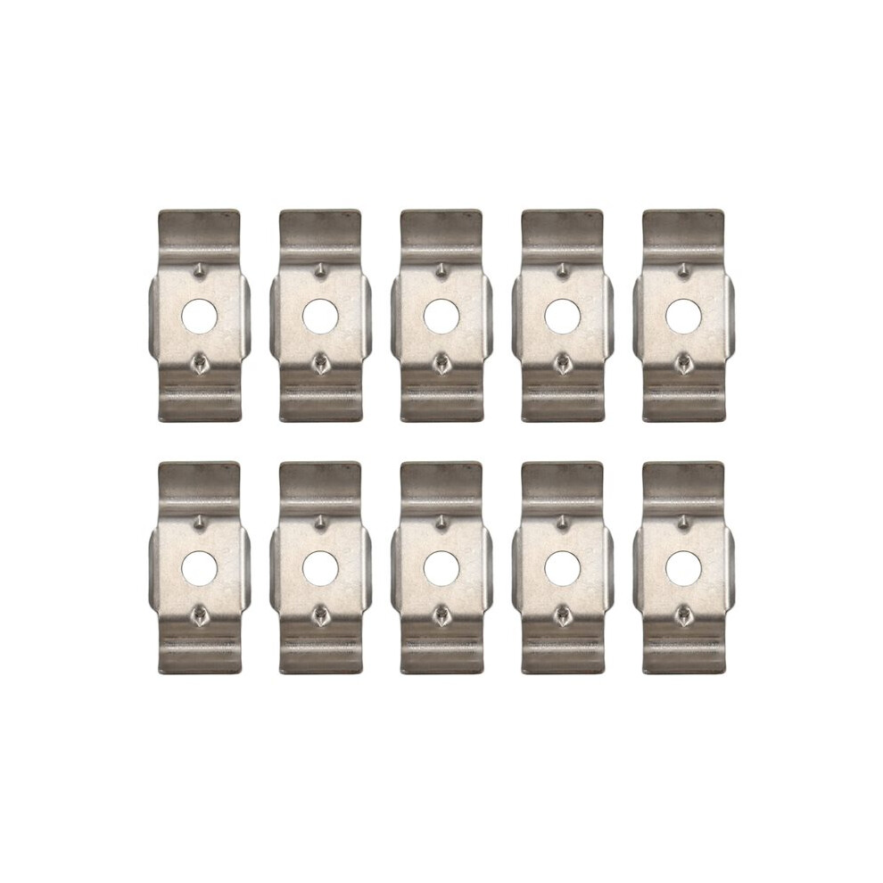 10Pcs High-Quality Double Rod Mat Fence Attachment Accessories Type Butterfly Made Of V2a. Fence Holder,A 6033466563578