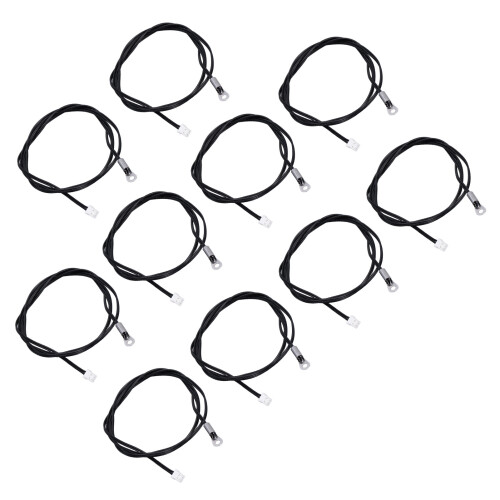 10Pcs NTC Thermistor Sensor Kit 5K B3950 1m Cold Pressed Terminals