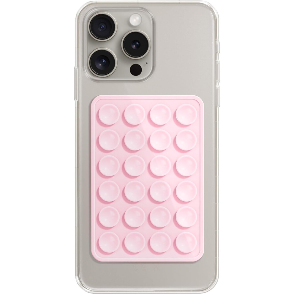 Silicone Phone Grip And Mount With Builtin Mirror, Secure Suction Holder For Iphone And Android 9330225960546