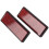 4X rectangle red Reflectors Universal For Motorcycles ATV Bikes Dirt Bikes 2