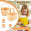 60Pcs Wood Chip  Baskets Manual Woven Baskets Ornaments Candy Storage Box 4