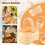 60Pcs Wood Chip  Baskets Manual Woven Baskets Ornaments Candy Storage Box 8