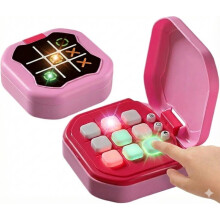 Electronic Tic Tac Toe Game, Interactive Handheld for Kids and Adults, TravelFriendly Entertainment