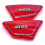 4x Red Motorcycle Battery Side Cover Frame Side Covers Panels for  GN125 GN 125 3
