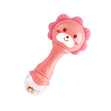 Baby Rattle for Sensory Development Aid with Ergonomic Grip and Bell Sound, Random Color