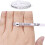 2X 0-13 Ring Sizer Mess Werkzeug Set Metall Ring Sizer Metall Ring Anzeigen Finger Sizer & Ringdorn 3