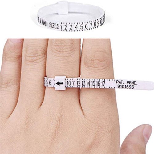 2X 0-13 Ring Sizer Mess Werkzeug Set Metall Ring Sizer Metall Ring Anzeigen Finger Sizer & Ringdorn 2