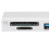 Surface Dock 5-in-1 4K Hub with USB3.0 & Card Reader for Pro 4/5/6 Silver 9