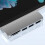 Surface Dock 5-in-1 4K Hub with USB3.0 & Card Reader for Pro 4/5/6 Silver 11